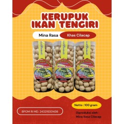KERUPUK IKAN TENGIRI TOPLES MINA RASA