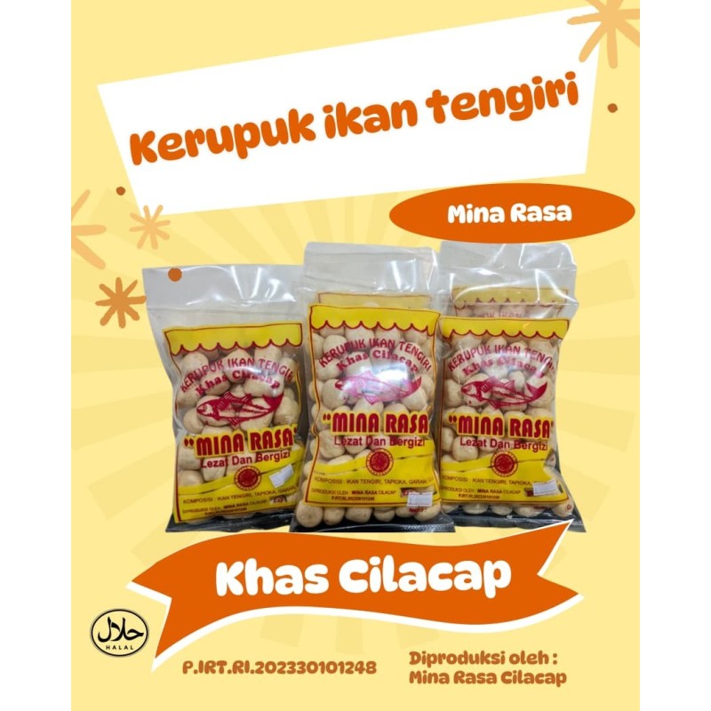 KERUPUK IKAN TENGIRI BULAT KEMASAN KECIL