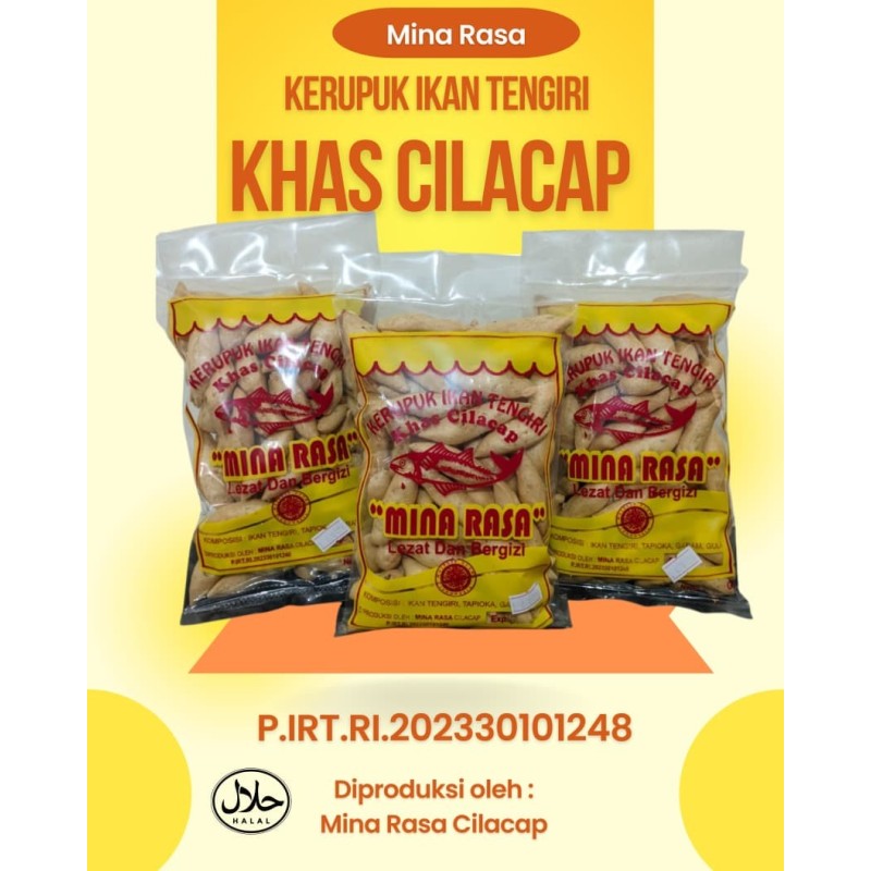 KERUPUK IKAN TENGIRI LONJONG KEMASAN BESAR