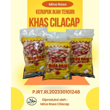 KERUPUK IKAN TENGIRI LONJONG KEMASAN BESAR